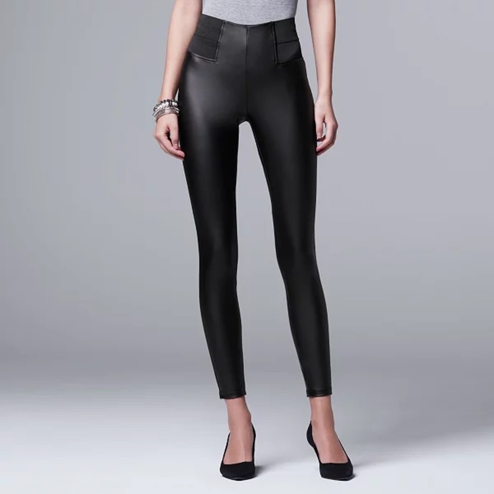 SIMPLY VERA WANG NWOT FAUX LEATHER - Picture 1 of 1